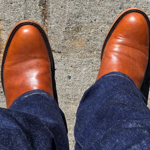 BNV Boots Roper in Horween English Tan Cypress