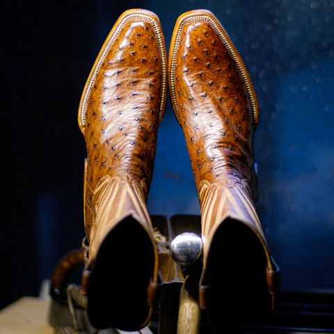 DIY Cowboy Boot in Kango Tobac Ostrich