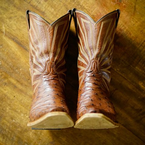 DIY Cowboy Boot in Kango Tobac Ostrich