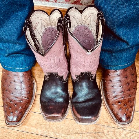 DIY Cowboy Boot in Kango Tobac Ostrich