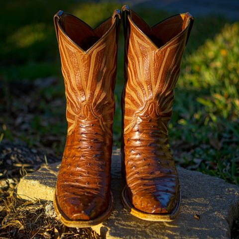 DIY Cowboy Boot in Kango Tobac Ostrich