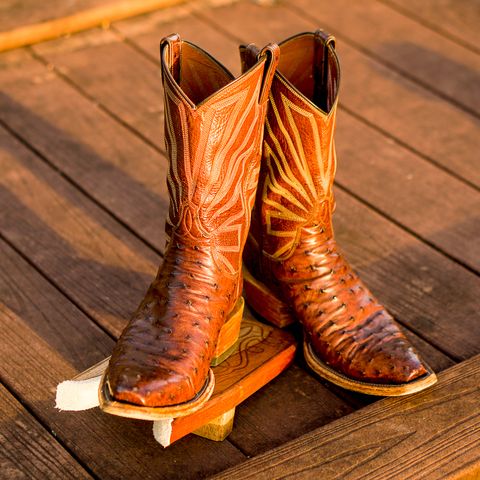 DIY Cowboy Boot in Kango Tobac Ostrich