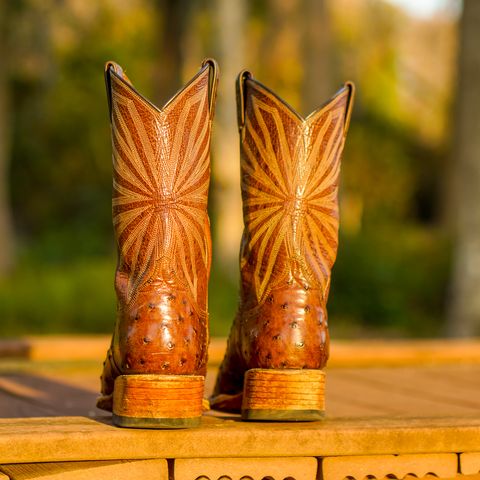 DIY Cowboy Boot in Kango Tobac Ostrich