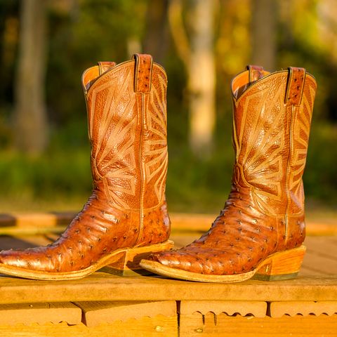 DIY Cowboy Boot in Kango Tobac Ostrich