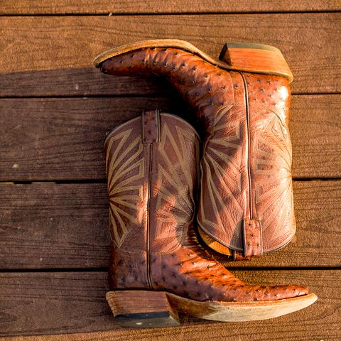 DIY Cowboy Boot in Kango Tobac Ostrich