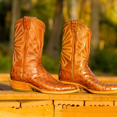 DIY Cowboy Boot in Kango Tobac Ostrich