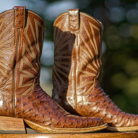 DIY Cowboy Boot in Kango Tobac Ostrich
