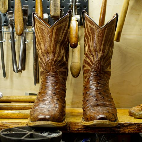 DIY Cowboy Boot in Kango Tobac Ostrich