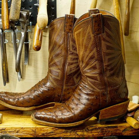 DIY Cowboy Boot in Kango Tobac Ostrich