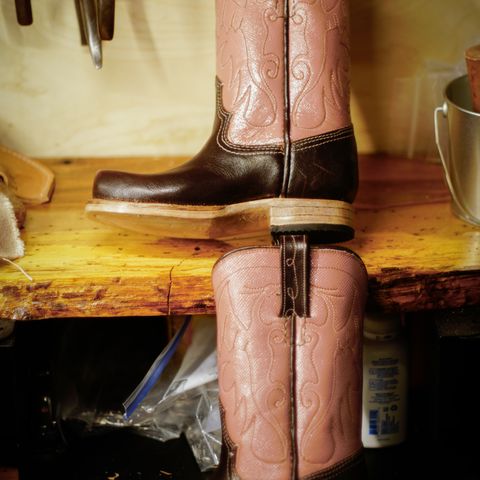 DIY Cowboy Boot in Water Buffalo