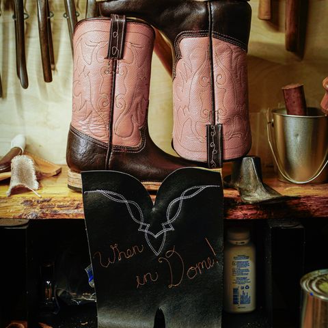 DIY Cowboy Boot in Water Buffalo