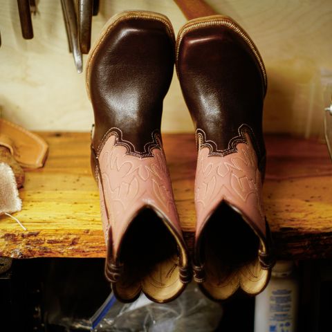 DIY Cowboy Boot in Water Buffalo