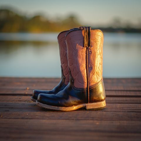 DIY Cowboy Boot in Water Buffalo