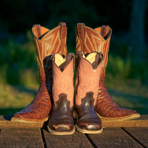 DIY Cowboy Boot in Water Buffalo