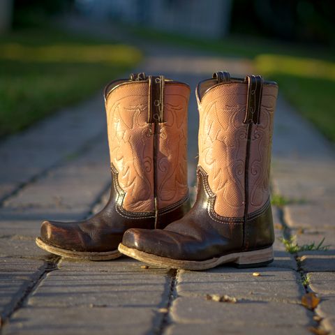 DIY Cowboy Boot in Water Buffalo