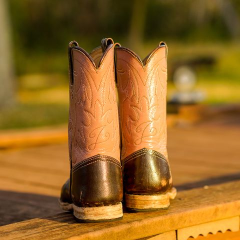 DIY Cowboy Boot in Water Buffalo