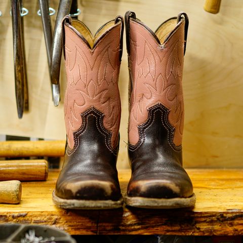 DIY Cowboy Boot in Water Buffalo