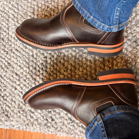 Nicks Heritage Chelsea in Horween Brown Waxed Flesh