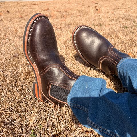 Nicks Heritage Chelsea in Horween Brown Waxed Flesh