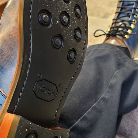 BLKBRD Custom Model in Rocado Ultraviolet Marbled Shell Cordovan