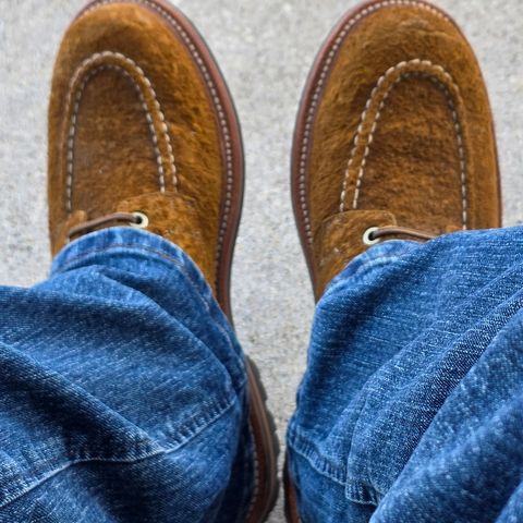 Grant Stone Brass Boot in C.F. Stead Bronze Rough Mohawk