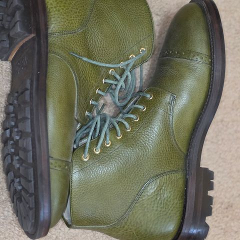 Grant Stone Garrison Boot in Badalassi Carlo Oliva Minerva Box