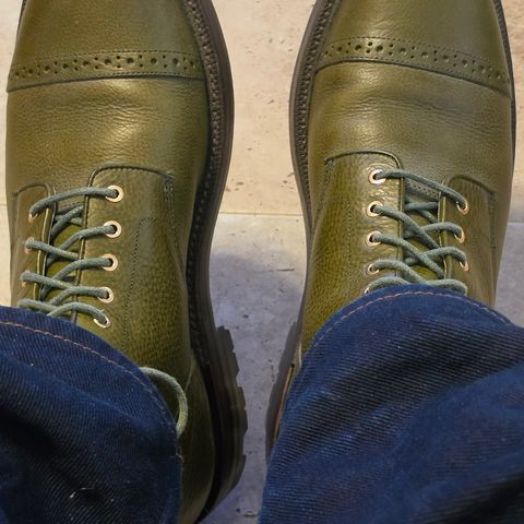 Grant Stone Garrison Boot in Badalassi Carlo Oliva Minerva Box