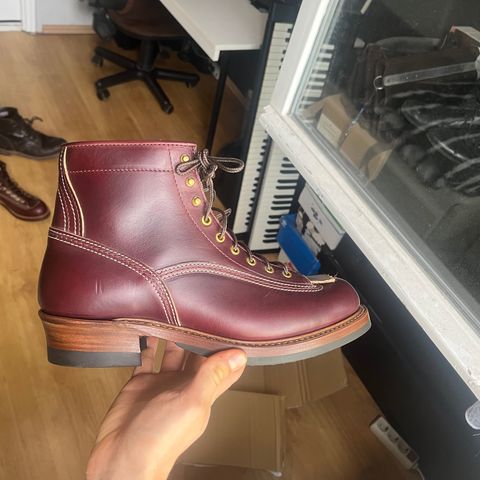 John Lofgren Donkey Puncher Boots in Horween Burgundy Chromexcel