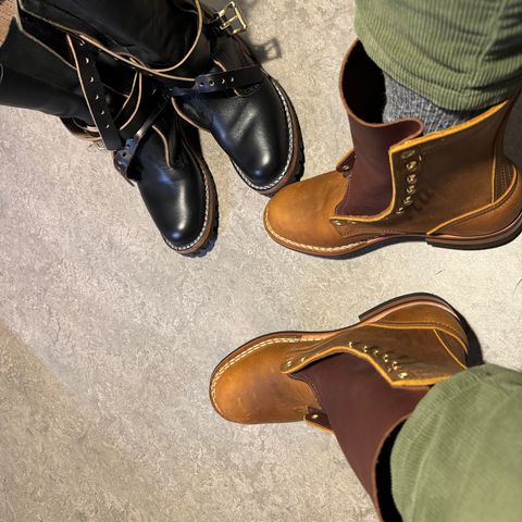 Nicks Officer in Horween Orange Predator