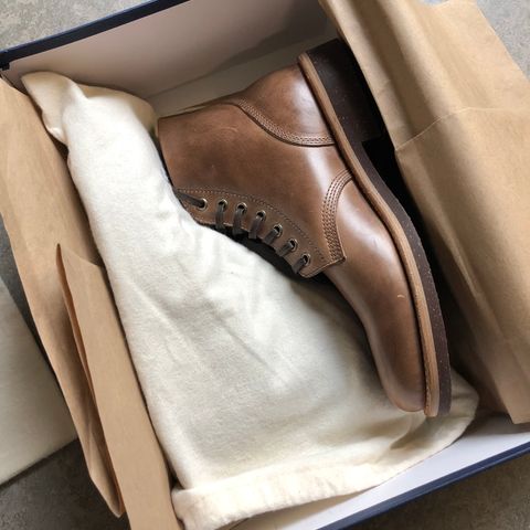 Oak Street Bootmakers Field Boot in Horween Natural Chromexcel