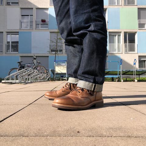 Oak Street Bootmakers Field Boot in Horween Natural Chromexcel