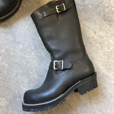 Wesco Boss Engineer Boot in Seidel Black Tie Domain