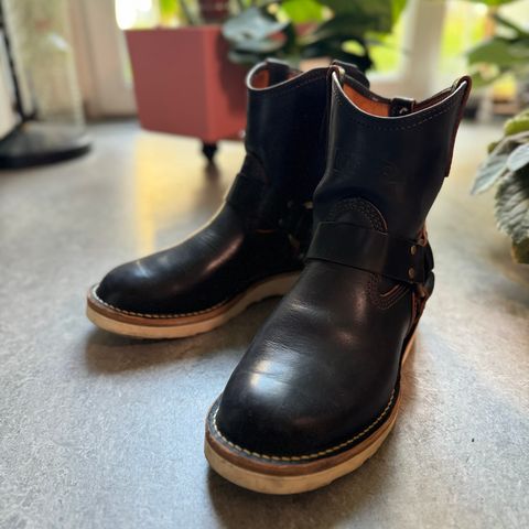 Wesco x the Shop Shorty Mo in Maryam Black Horsehide