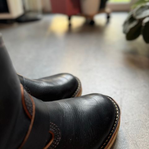 Wesco x the Shop Shorty Mo in Maryam Black Horsehide
