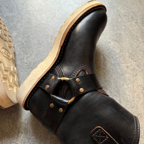 Wesco x the Shop Shorty Mo in Maryam Black Horsehide