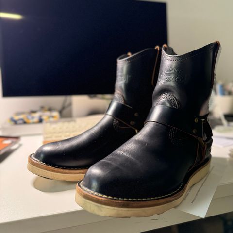Wesco x the Shop Shorty Mo in Maryam Black Horsehide