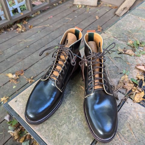 Arno Vishivanka in Maryam 1071 Pull-up Shell Cordovan
