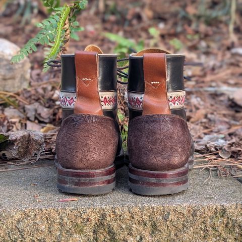Arno Vishivanka in Maryam 1071 Pull-up Shell Cordovan