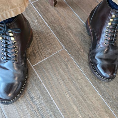 Al's Attire Hand Made Type 1 Service Boot in Horween Brown Chromexcel Horsehide