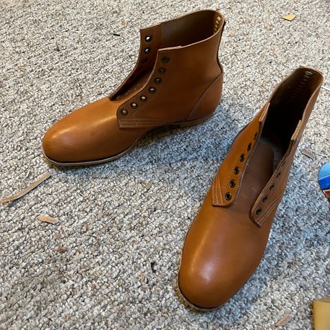 DIY Light Duty Boondockers in Horween English Tan Essex