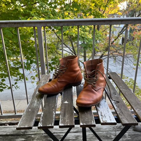 DIY Light Duty Boondockers in Horween English Tan Essex