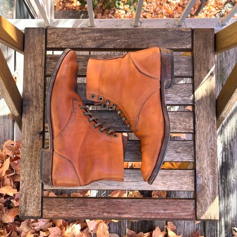 DIY Light Duty Boondockers in Horween English Tan Essex