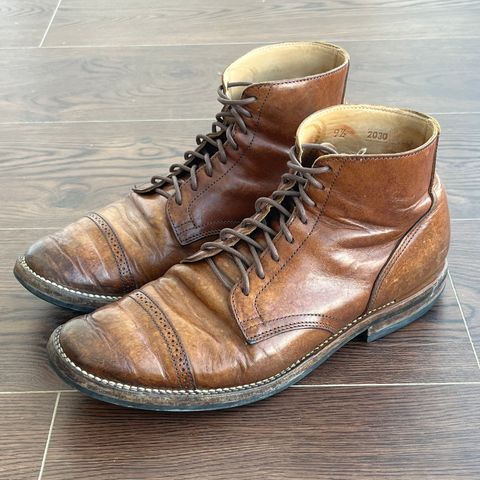 Viberg Service Boot BCT in Maryam Honey Tanned Hosrehide