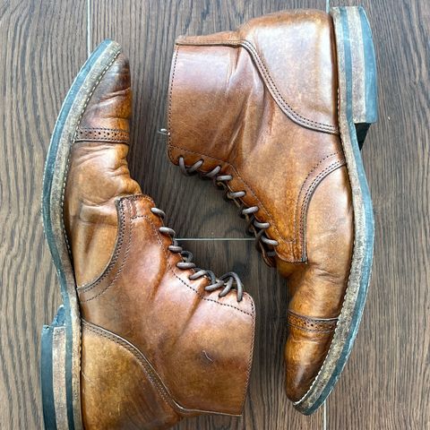 Viberg Service Boot BCT in Maryam Honey Tanned Hosrehide