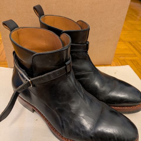 BLKBRD Umaid Jodhpur Boot in Maryam Black TPR Horsebutt