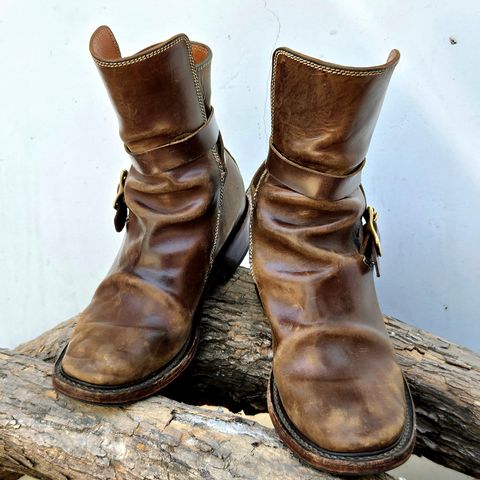 Willie's Handmade Boots Jhodpur in Maryam Olive Horsebutt