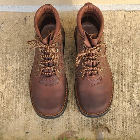 View photo of The Courteney Boot Company Safari (custom) in Mossop Leather - Dark Brown Bovine