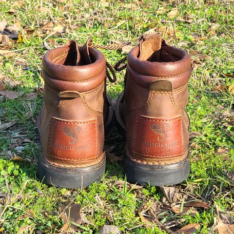 View photo of The Courteney Boot Company Safari (custom) in Mossop Leather - Dark Brown Bovine