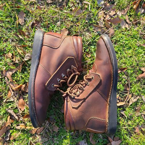 View photo of The Courteney Boot Company Safari (custom) in Mossop Leather - Dark Brown Bovine