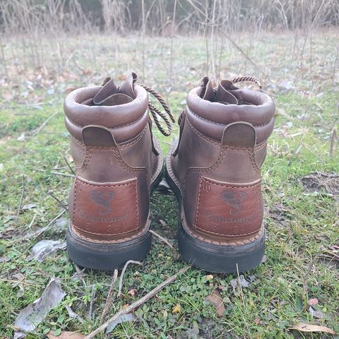 View photo of The Courteney Boot Company Safari (custom) in Mossop Leather - Dark Brown Bovine